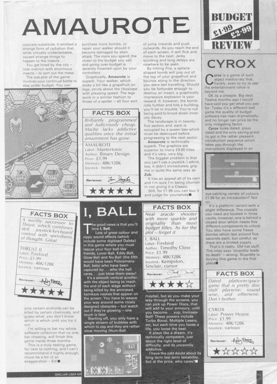Magazine Reviews
