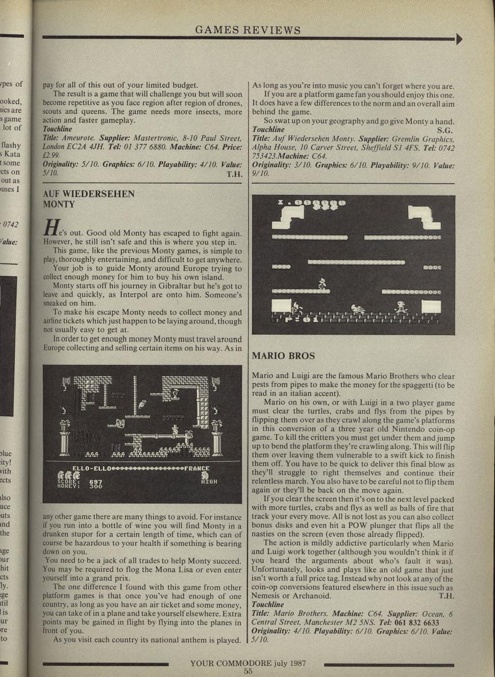 Magazine Reviews