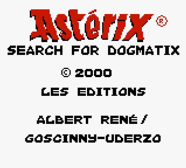 Asterix: Search for Dogmatix