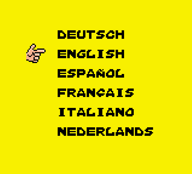 Language Select Screens
