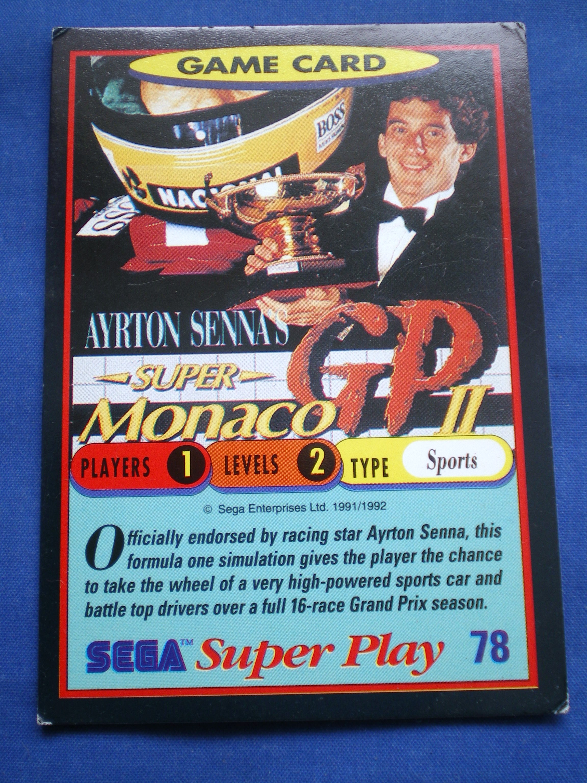 Ayrton Senna's Super Monaco GP II