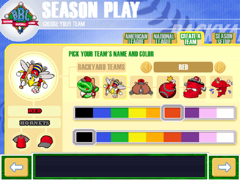 Backyard Baseball screenshots