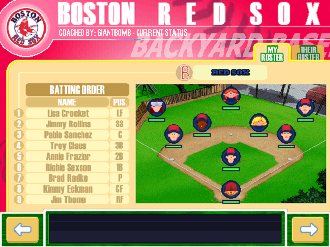 Backyard Baseball screenshots