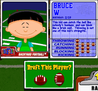 Backyard Football screenshots