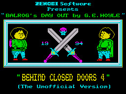 Behind Closed Doors 4: Balrog's Day Out