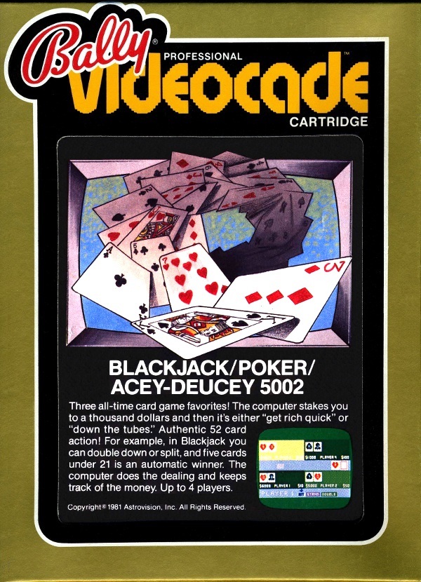 Blackjack/Poker/Acey-Deucey