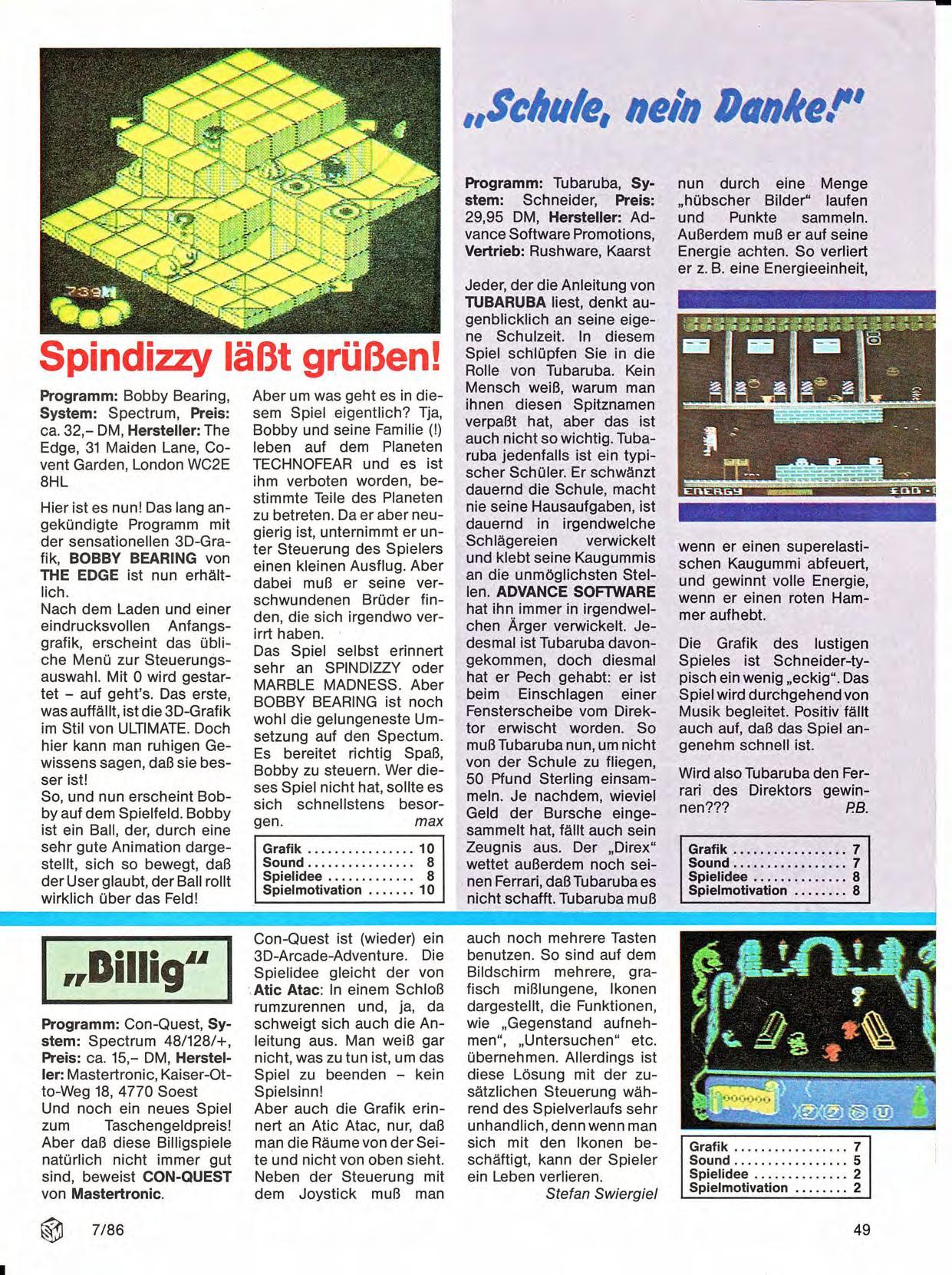 Magazine Reviews