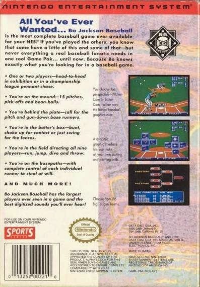 Bo Jackson Baseball