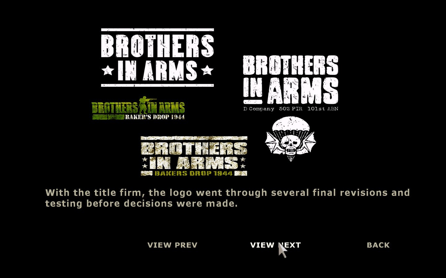 Brothers In Arms Earned In Blood
