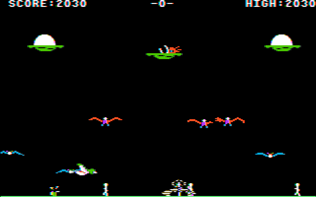 PC CGA (Composite Mode) Screenshots