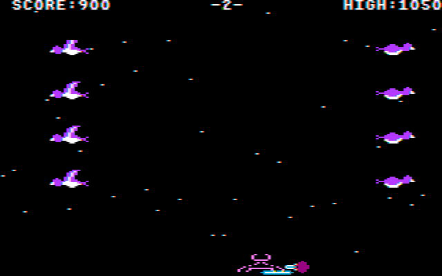 PC CGA (Composite Mode) Screenshots