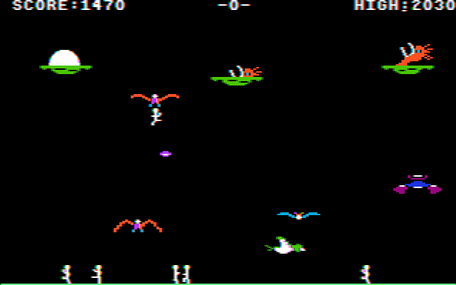 PC CGA (Composite Mode) Screenshots