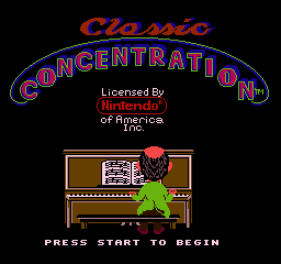 Classic Concentration