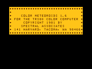 Color Meteoroids