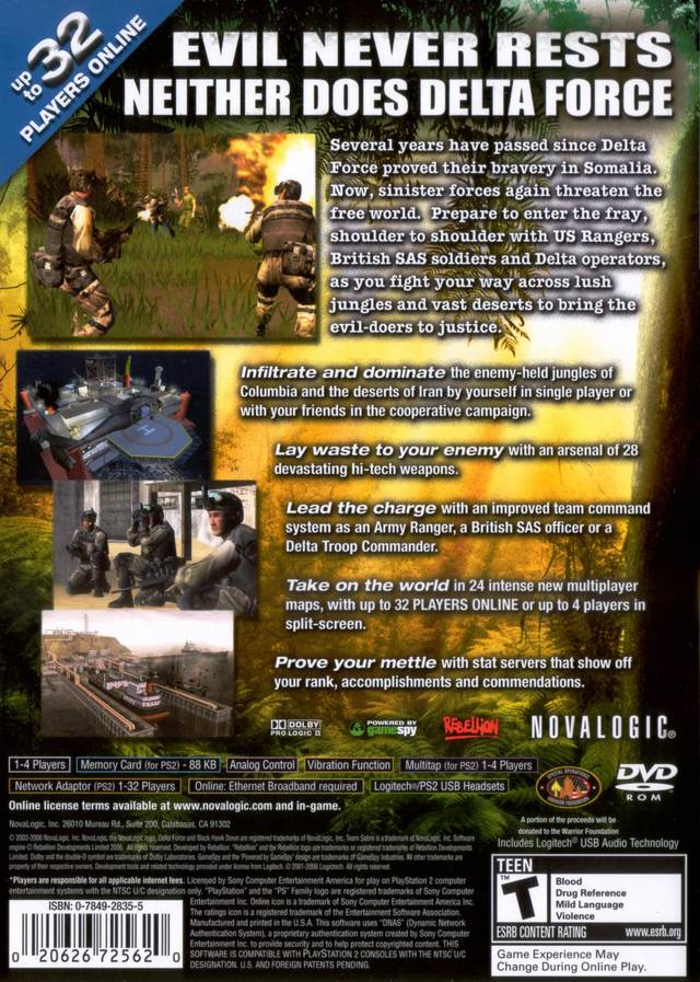 Delta Force: Black Hawk Down - Team Sabre