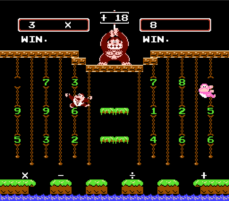Donkey Kong Jr. Math