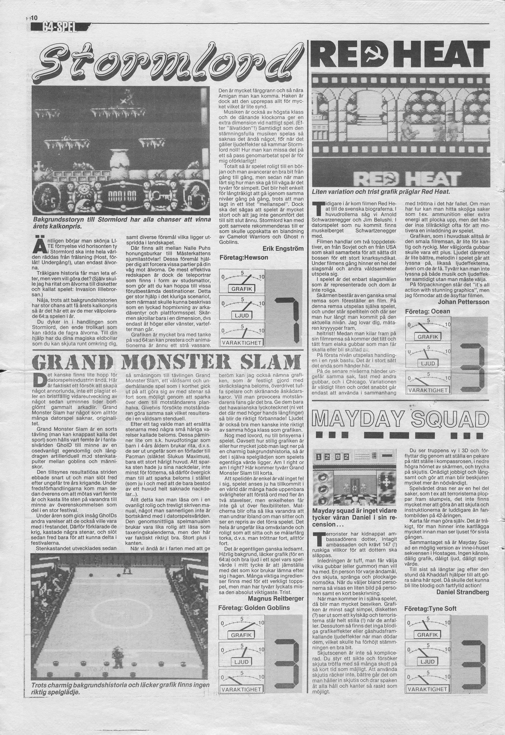Magazine Reviews