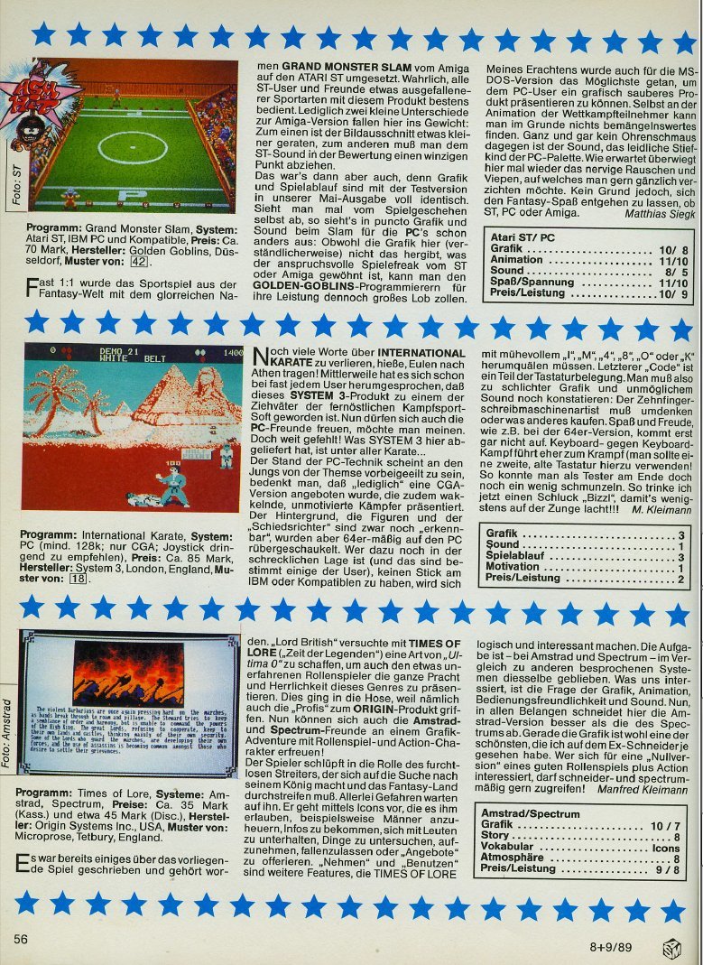 Magazine Reviews