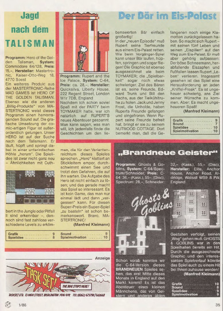 Magazine Reviews