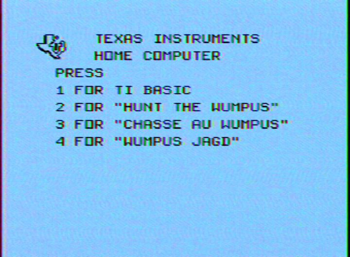 Hunt the Wumpus
