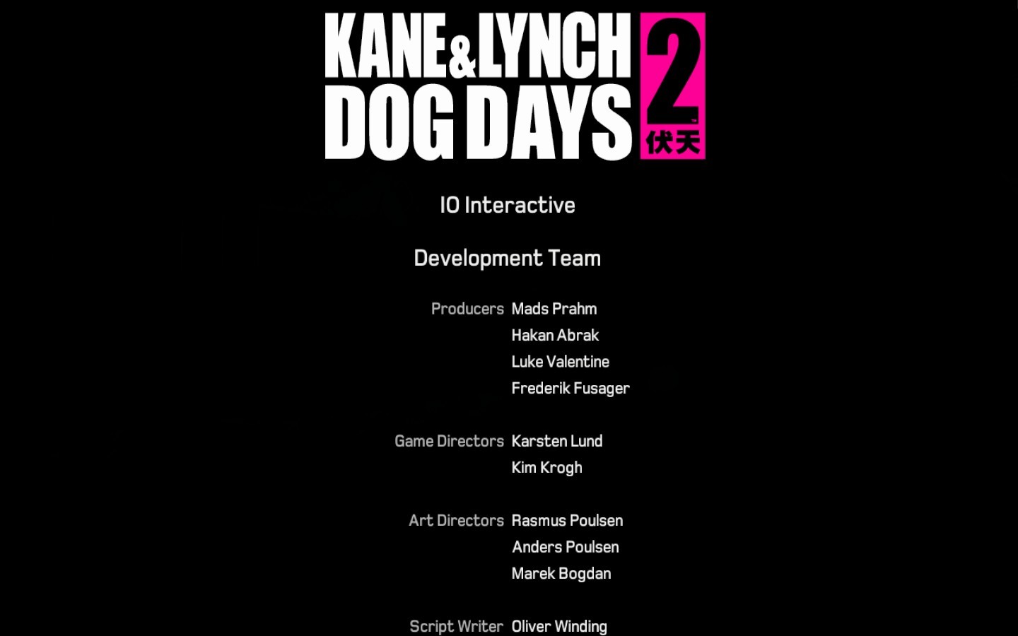Kane & Lynch 2: Dog Days