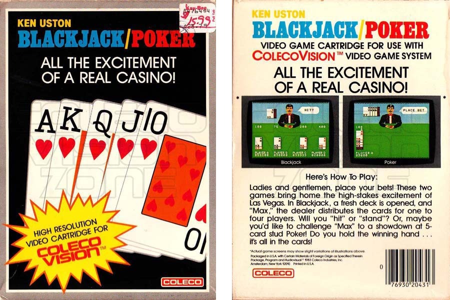 Ken Uston BlackJack/Poker