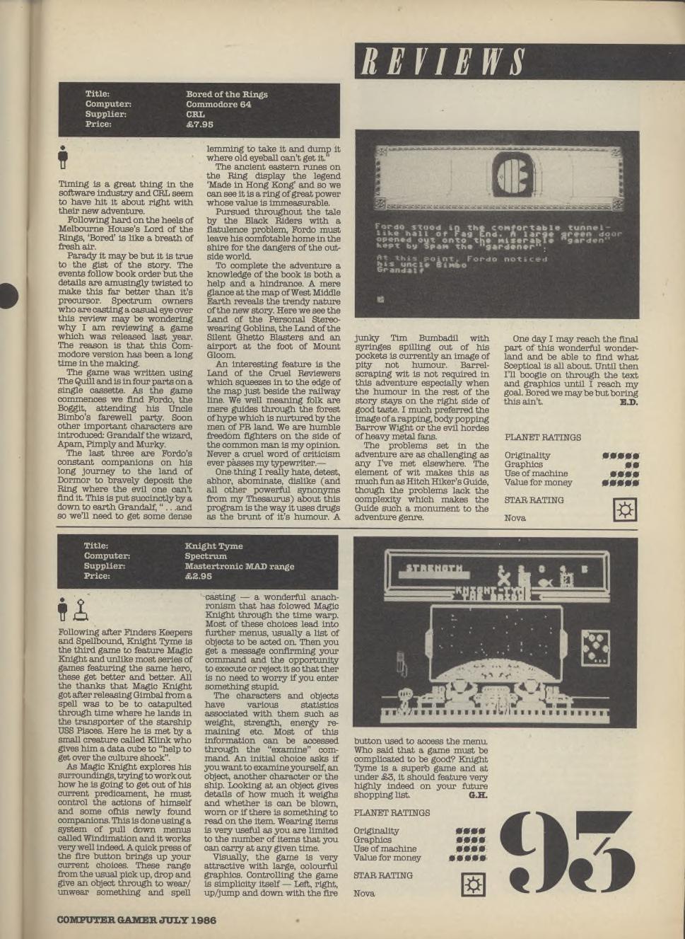 Magazine Reviews