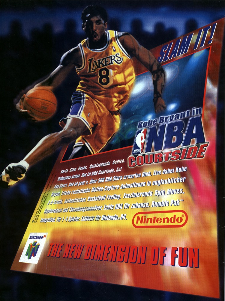 Kobe Bryant in NBA Courtside