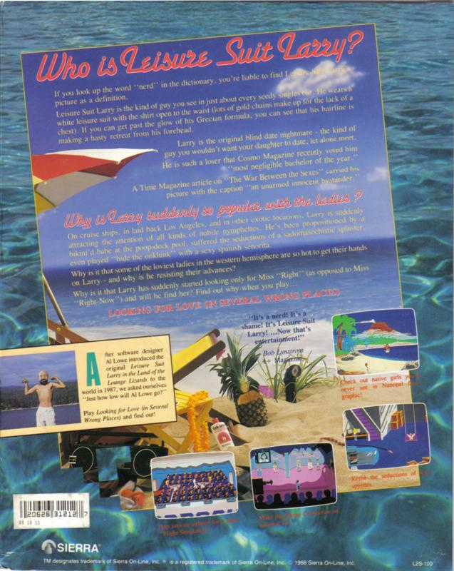 Leisure Suit Larry Goes Looking for Love (In Several Wrong Places)
