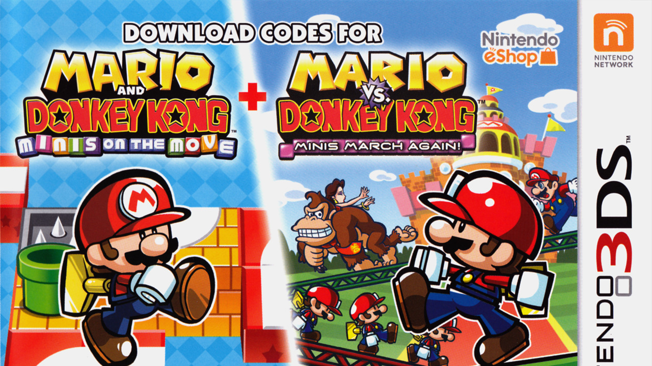 Mario and Donkey Kong: Minis on the Move + Mario vs. Donkey Kong: Minis March Again!