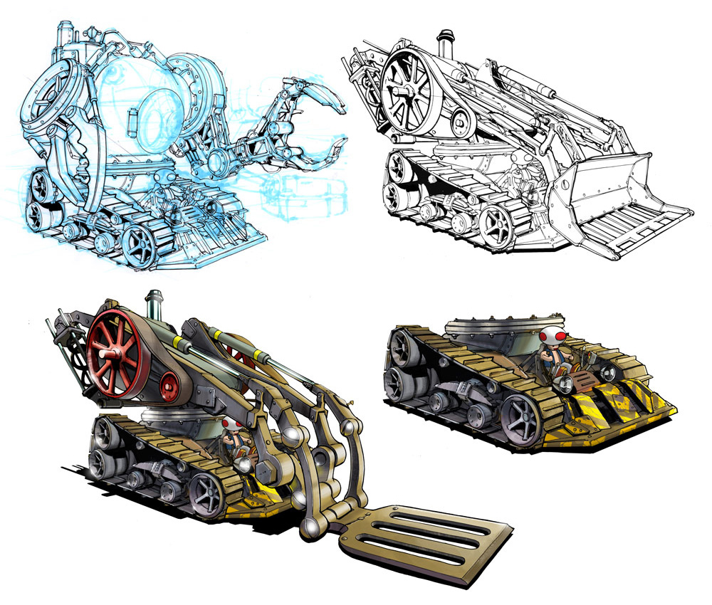 Early Prototype Concept Art