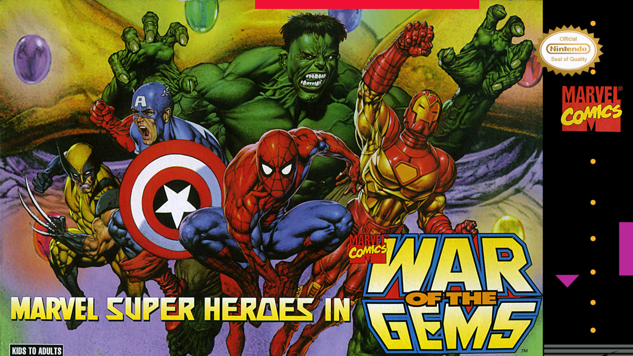 Marvel Super Heroes in War of the Gems