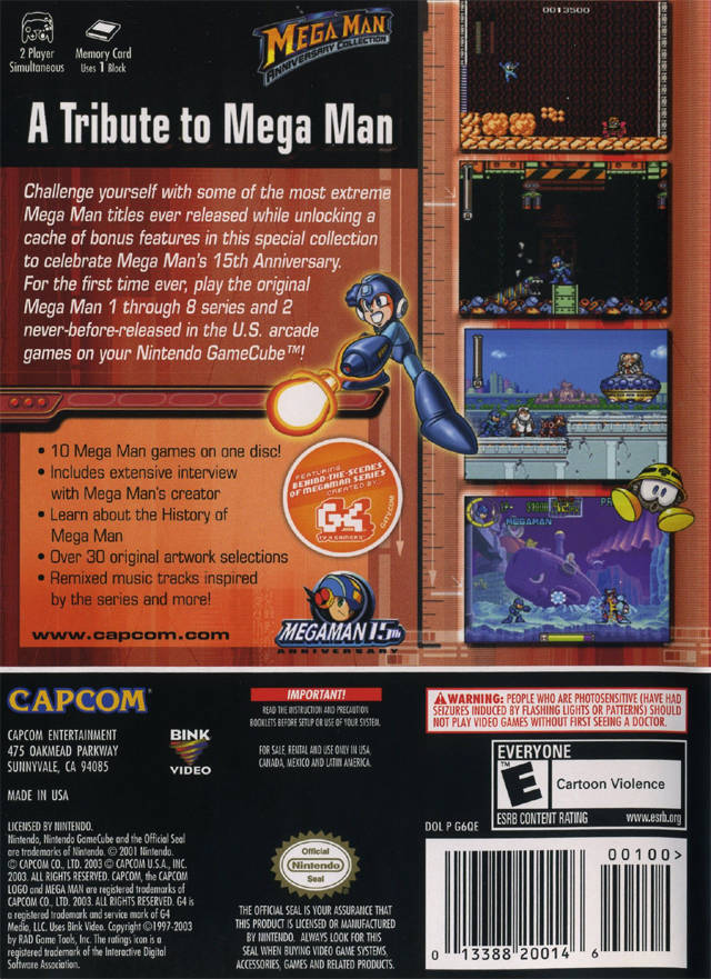 Mega Man Anniversary Collection