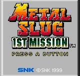 Metal Slug: 1st Mission