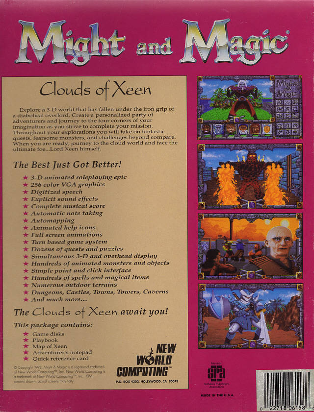 Might and Magic: Clouds of Xeen