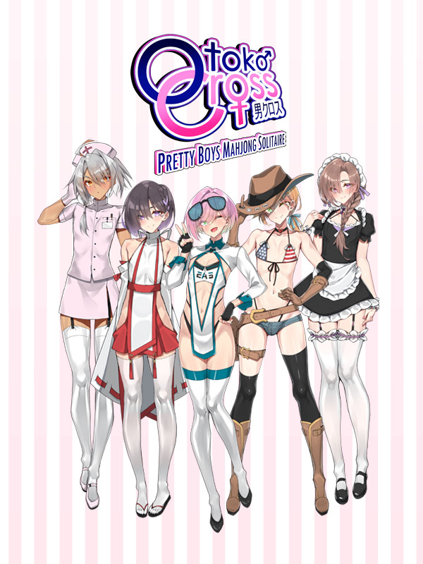 Otoko Cross: Pretty Boys Mahjong Solitaire