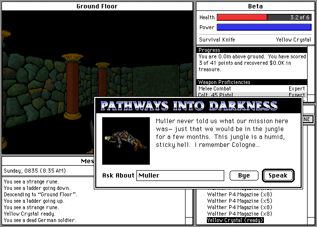 Pathways into Darkness