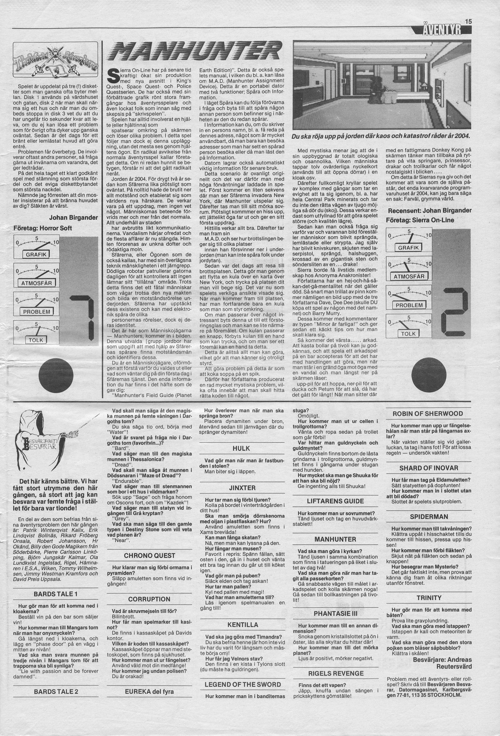 Magazine Reviews