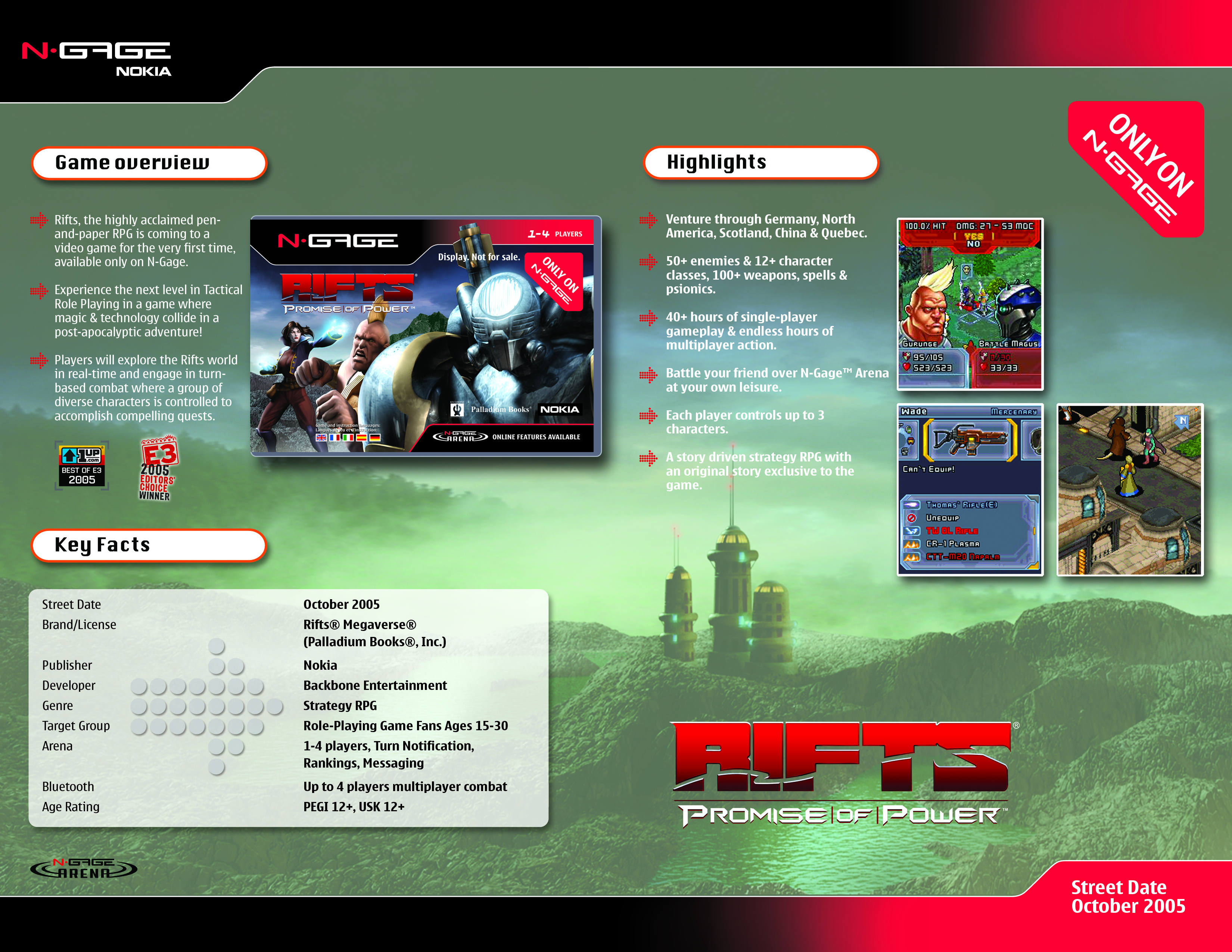 Rifts: Promise of Power
