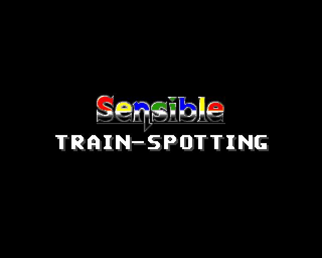 Sensible Train-Spotting