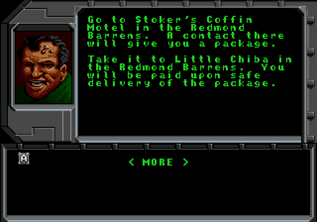 Early version of Shadowrun