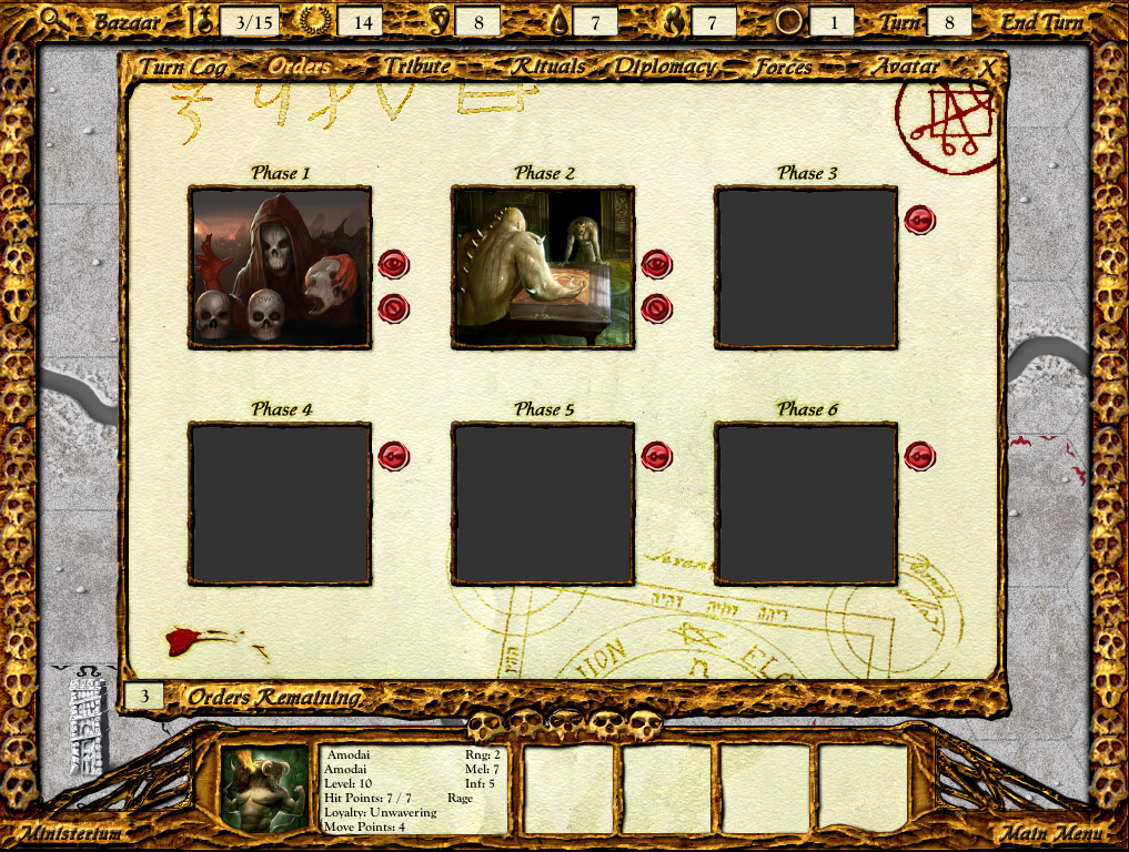 Status Screens
