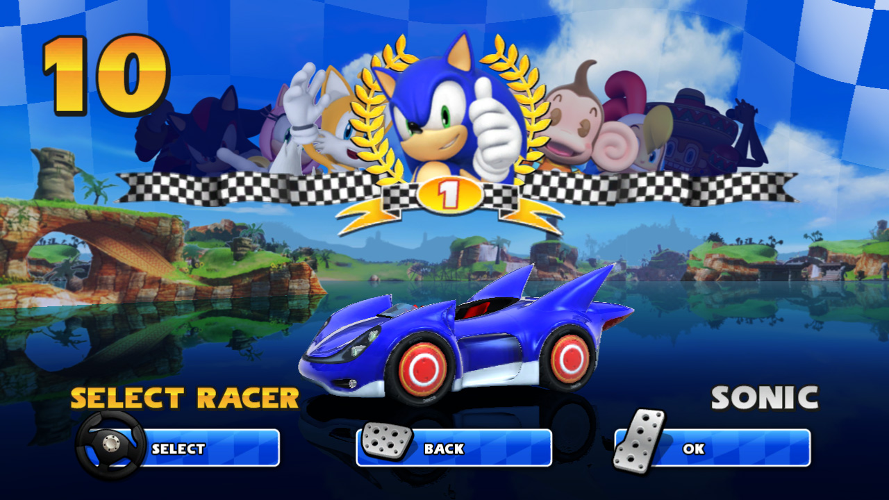 Sonic and Sega All Stars Racing Arcade
