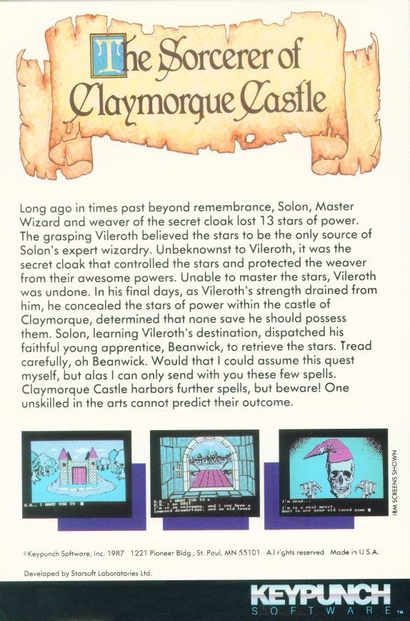 Sorcerer of Claymorgue Castle