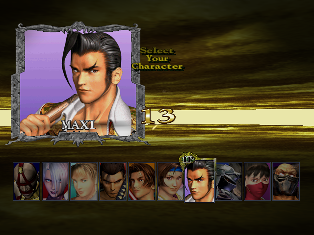 DC Character Selection Screenshots
