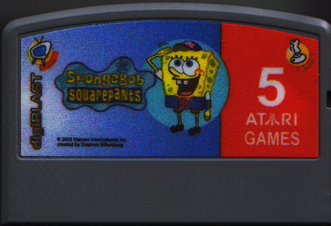 Spongebob Squarepants + 5 Atari Games
