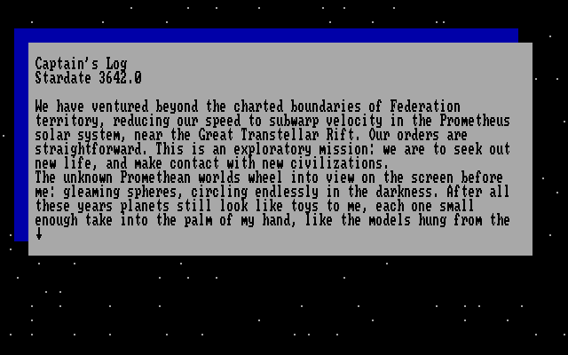 Star Trek: The Promethean Prophecy