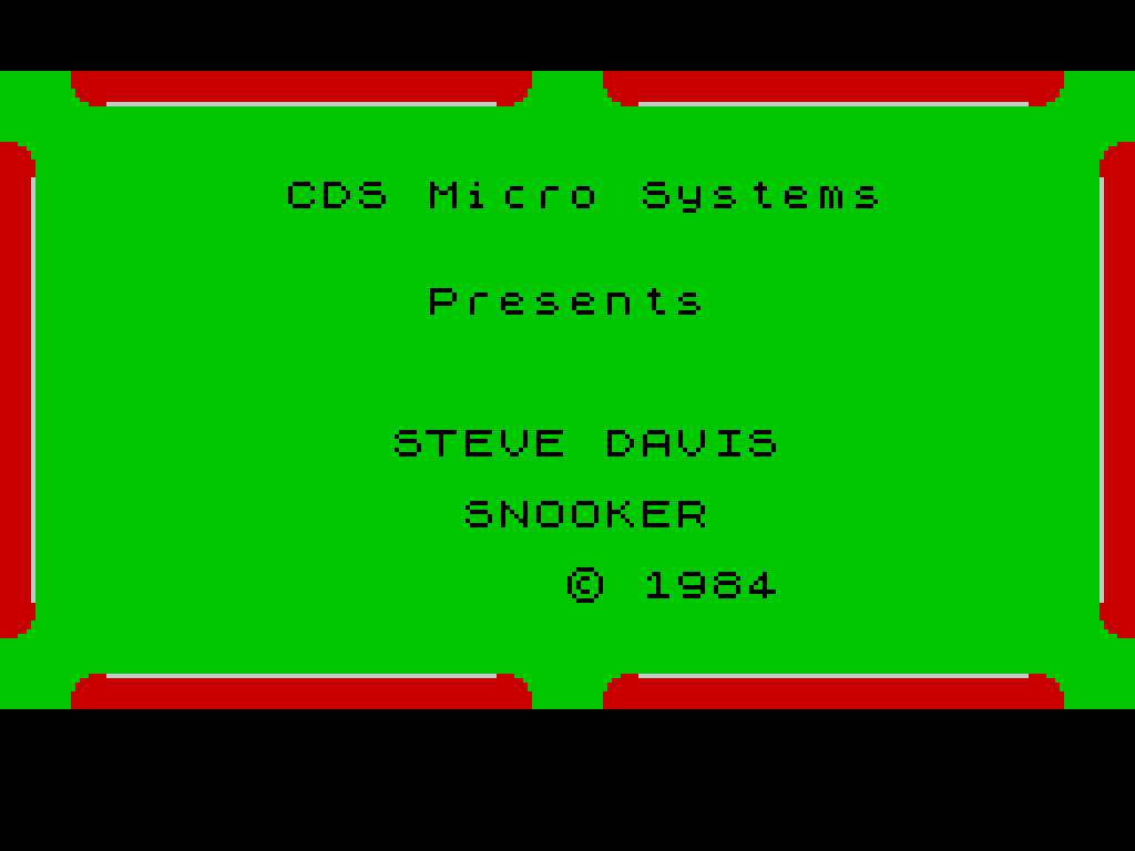 Steve Davis Snooker