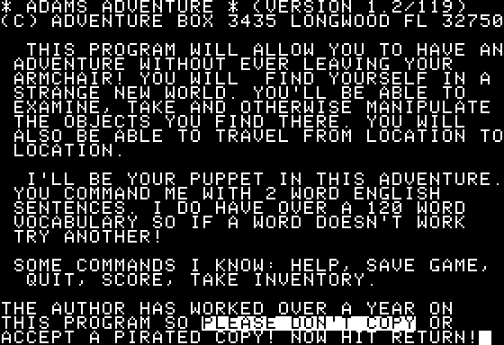 Apple II Screenshots