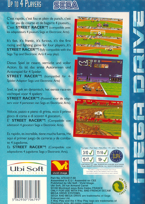Genesis/Mega Drive Box Art